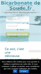 Mobile Screenshot of bicarbonatedesoude.fr