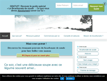 Tablet Screenshot of bicarbonatedesoude.fr