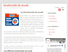 Tablet Screenshot of bicarbonatedesoude.net